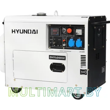 Дизельный генератор Hyundai DHY 6000SE